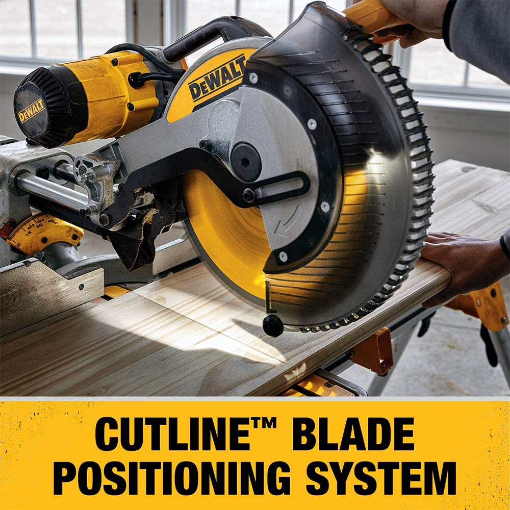 DEWALT DWS780 12" Sliding Compound Miter Saw Plus DWX723-XE 3.8m Extendable Stand Two Piece Bundle