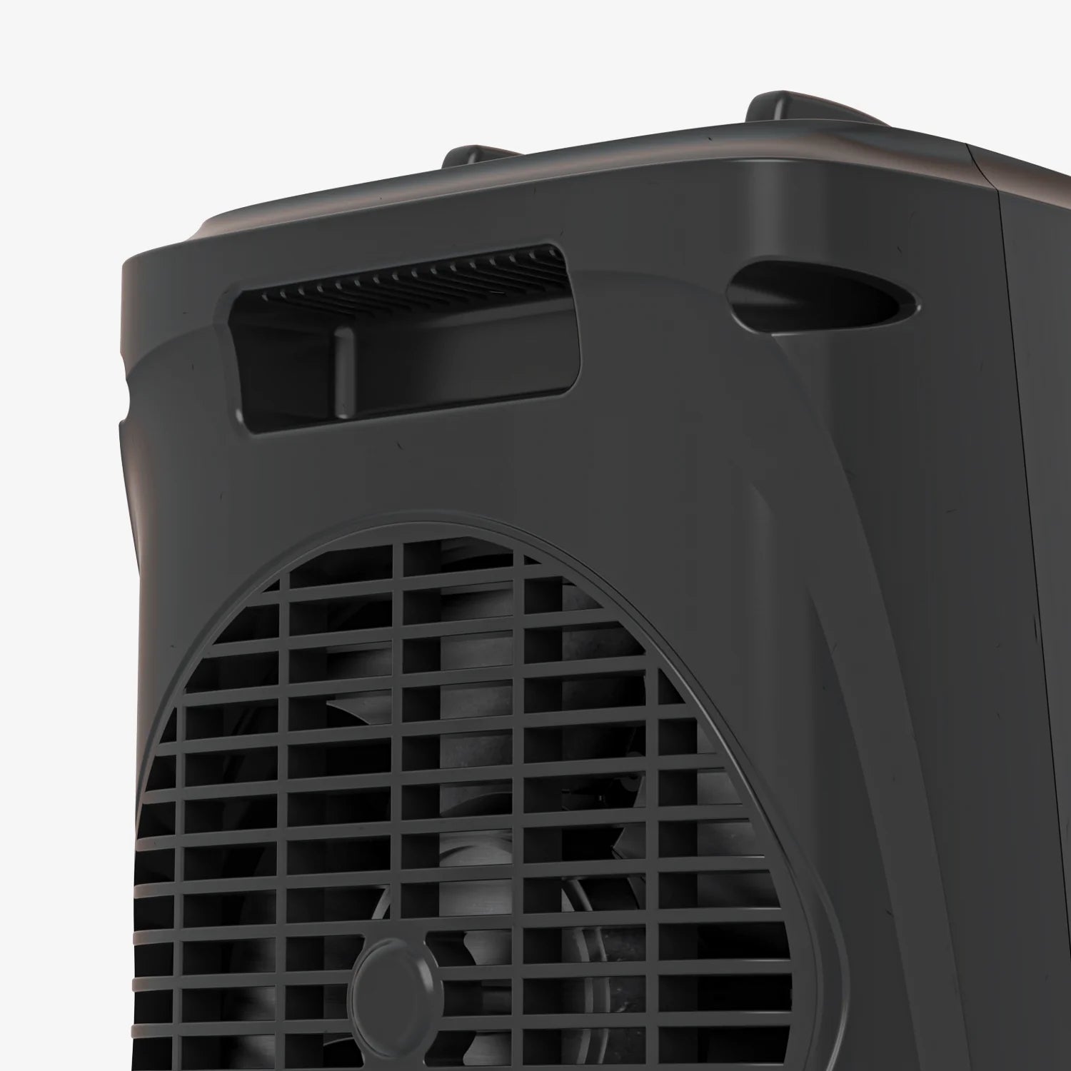 2000W Mini Ceramic Fan Heater - Black