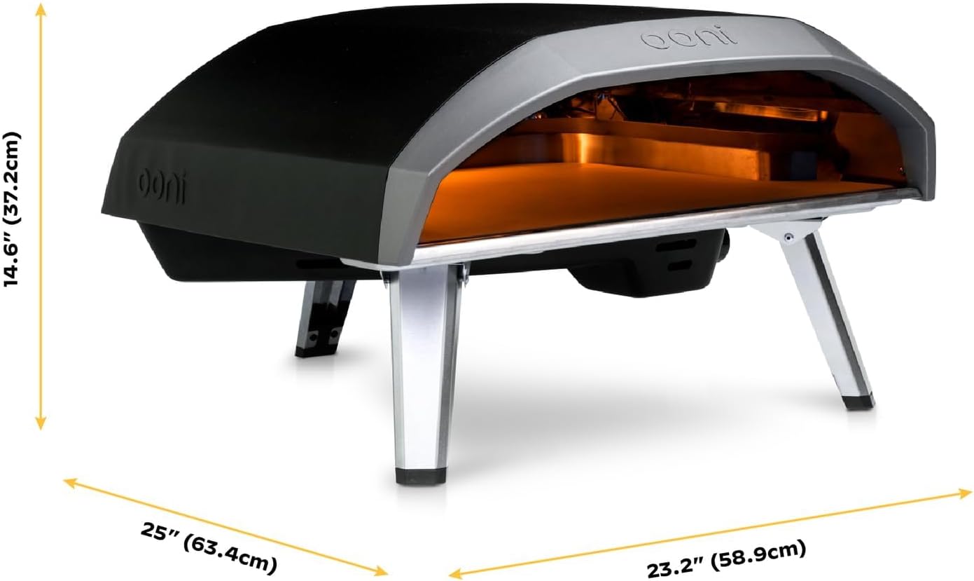 Ooni Koda 16 Gas Pizza Oven – 16" Outdoor Propane Pizza Oven for Stone-Baked Pizza