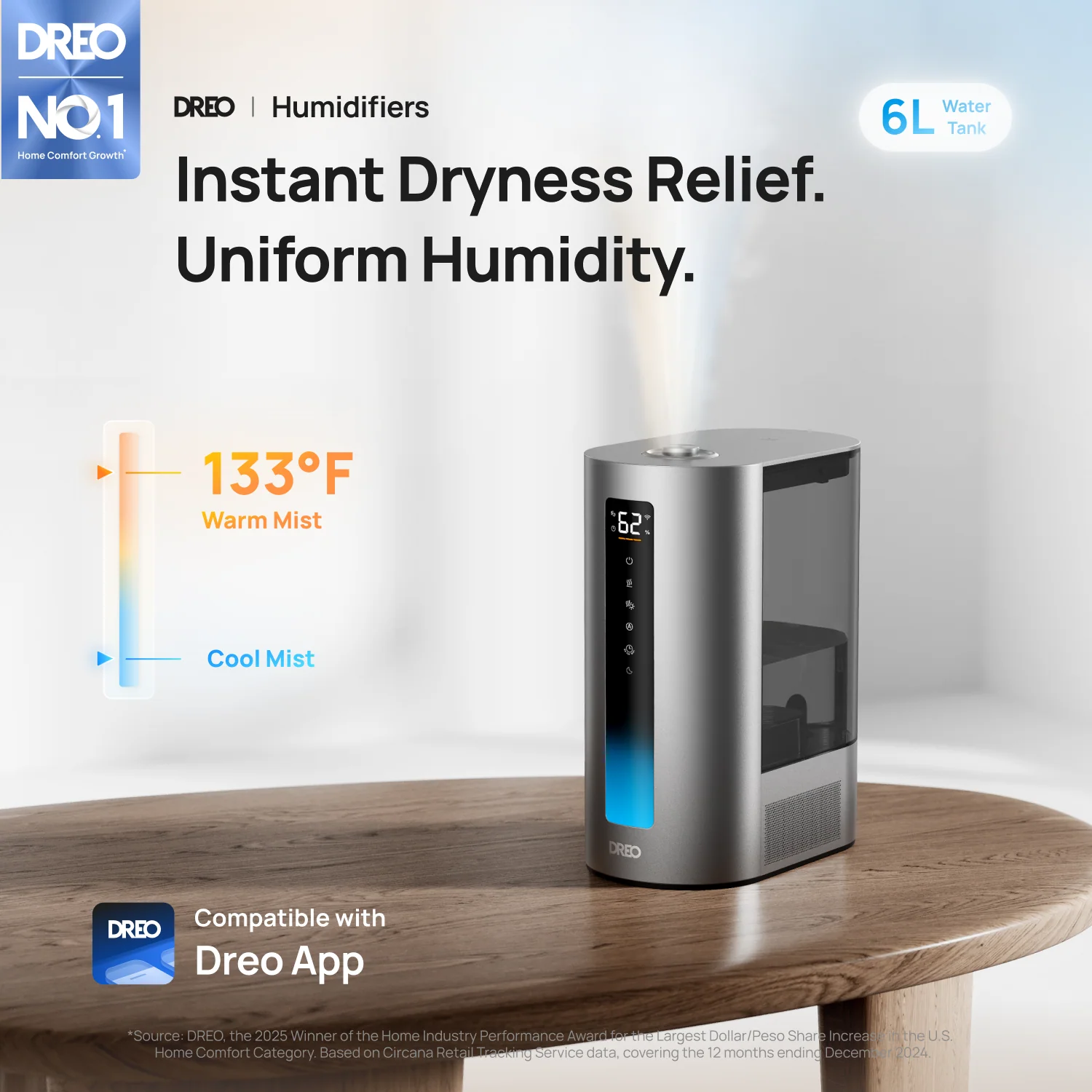 Smart Humidifier 524S 6L & Smart Humidifier 713S 6L