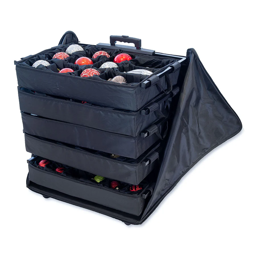 TreeKeeper Telescoping Ornament Storage Box with Adjustable