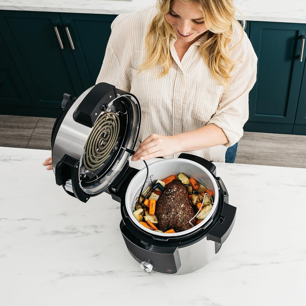 Ninja Foodi MAX 14-in-1 SmartLid Multi-Cooker 7.5L with Digital Probe – Pressure Cooker & Air Fryer in One