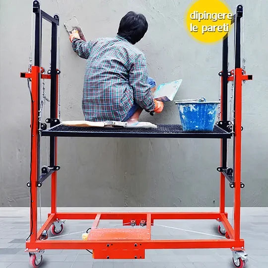 Foldable Electric Lift Scaffolding (Load 500Kg)