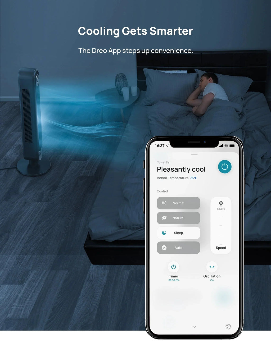 Smart Tower Fan Cruiser Pro T1S
