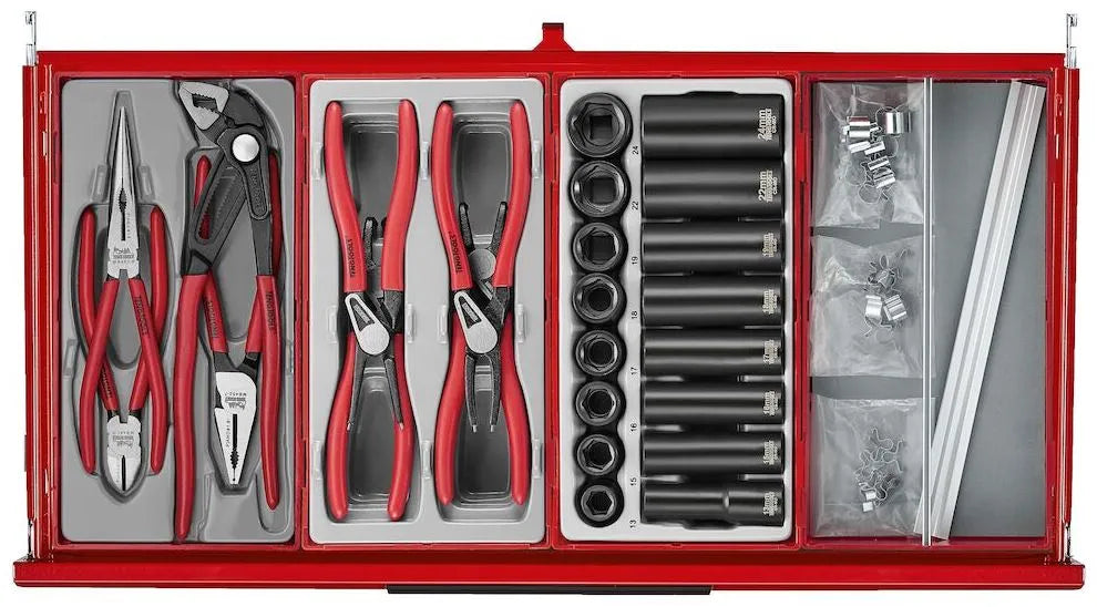 Teng Tools TKS26R753T 26" PRO35™ Stack Tool Kit 753 Pieces – Heavy-Duty 3-Tier Tool Storage for Automotive & Mechanical Professionals