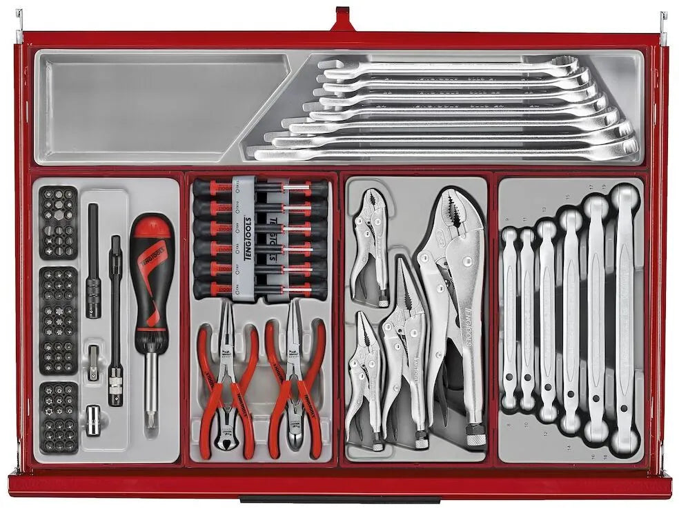 Teng Tools TKS26R753T 26" PRO35™ Stack Tool Kit 753 Pieces – Heavy-Duty 3-Tier Tool Storage for Automotive & Mechanical Professionals