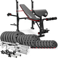 Hop-Sport HS-1055 Folding Reclining Weight Bench Complete Training Bench Dumbbell Stand Leg Trainer Multifunctional for Lying Developer with Butterfly