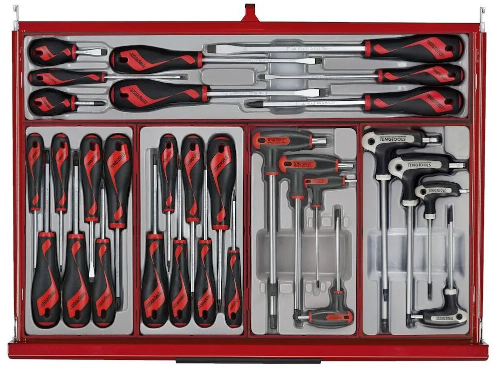 Teng Tools TKS26R753T 26" PRO35™ Stack Tool Kit 753 Pieces – Heavy-Duty 3-Tier Tool Storage for Automotive & Mechanical Professionals