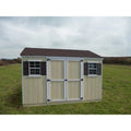 Value 8' wide x 8' deep solid and finished wood storage shed