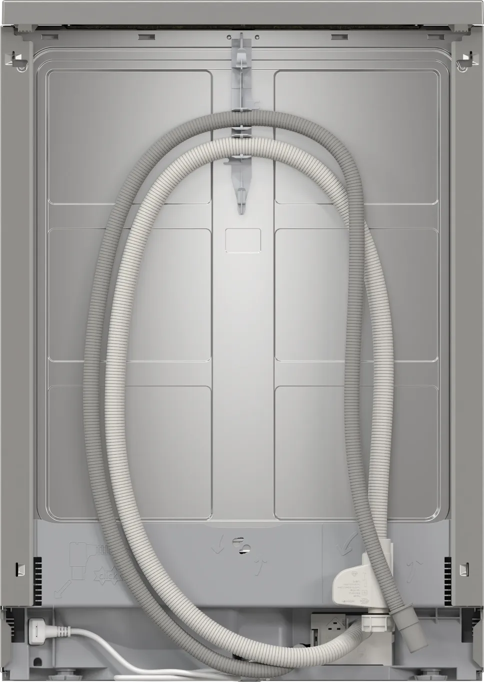 Siemens SN23EI03ME iQ300 Freestanding Dishwasher, 60 cm, Brushed Stainless Steel with Anti-Fingerprint Finish