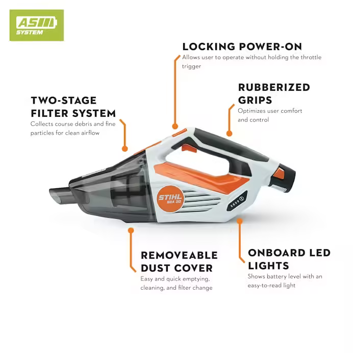 STIHL SEA 20 Battery Powered Vacuums