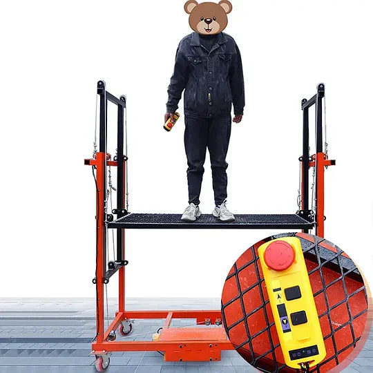 Foldable Electric Lift Scaffolding (Load 500Kg)