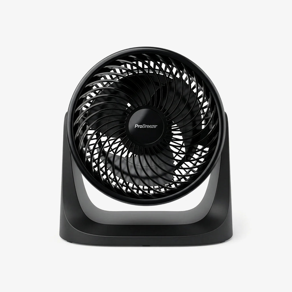 AirFlo Mini™ 11" Turbo Fan - Ultra-Quiet Air Circulator - Black