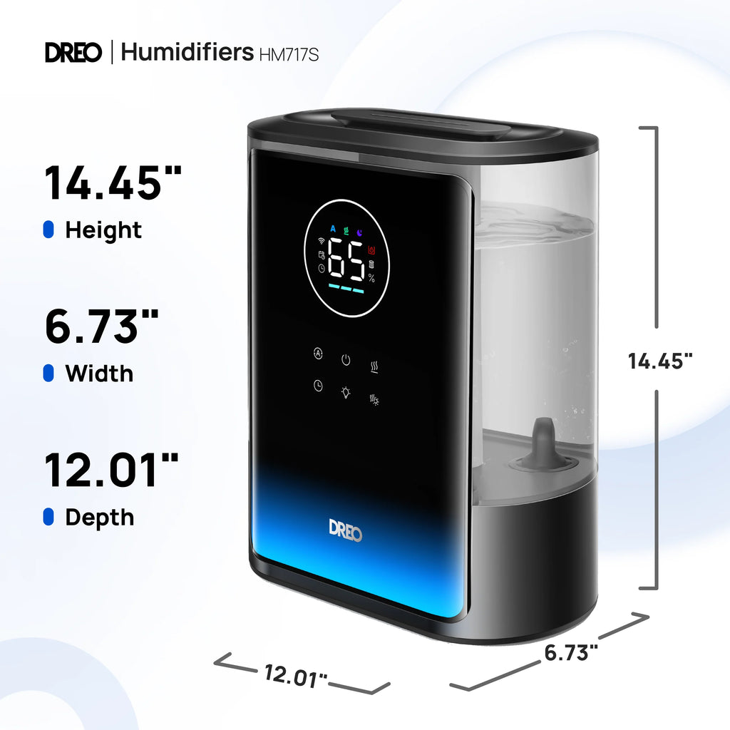 Smart Humidifier 717S 8L with Demineralization Cartridge