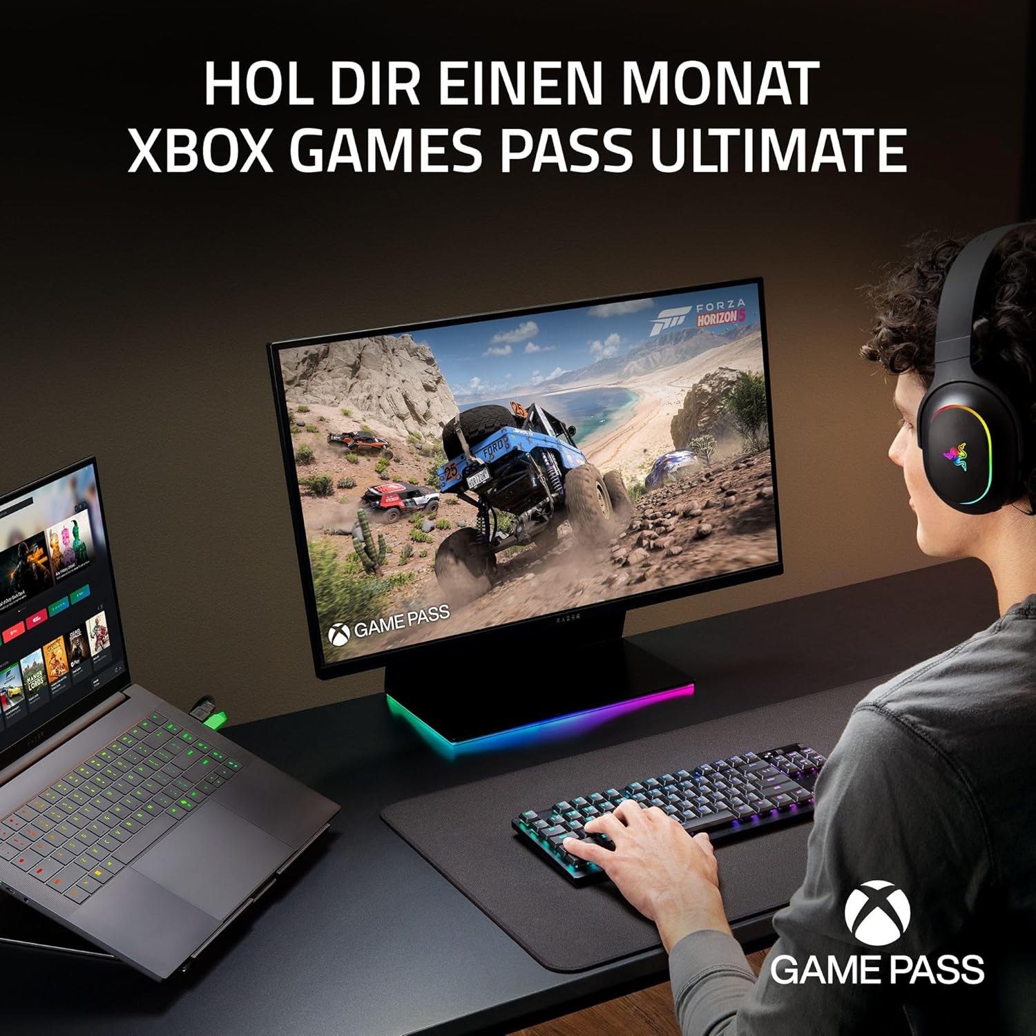 Razer Blade 16 (2025) AI Gaming Laptop | RTX 5090 · 16″ QHD+ 240Hz OLED Display · Ryzen AI 9 365 · 32GB / 64GB RAM · 1TB / 2TB SSD | QWERTZ DE Layout – Black