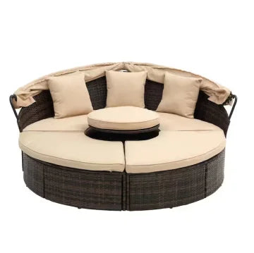 Lounge Muschel Sonneninsel Outdoor wetterfest