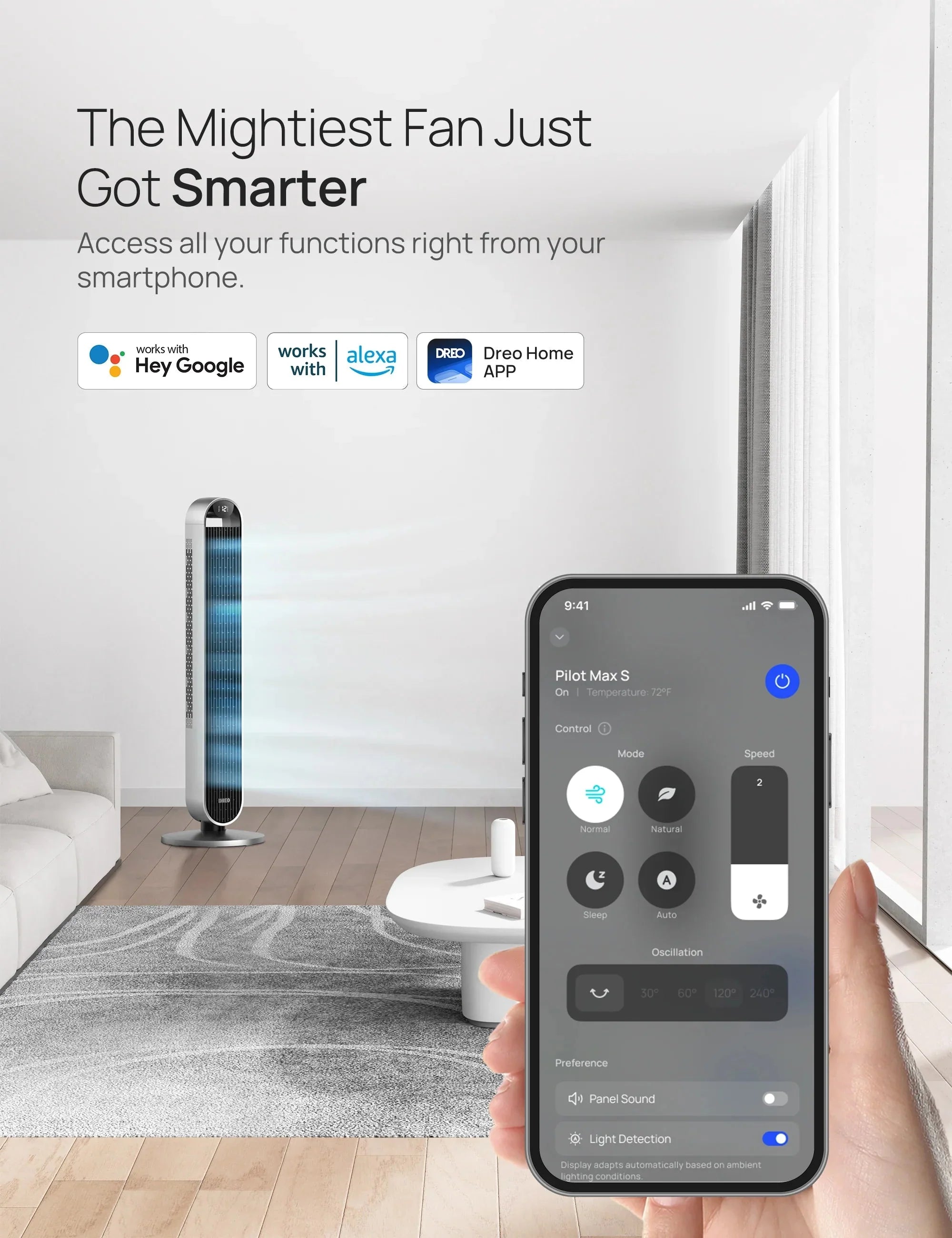 Smart Tower Fan Pilot Max S 714S