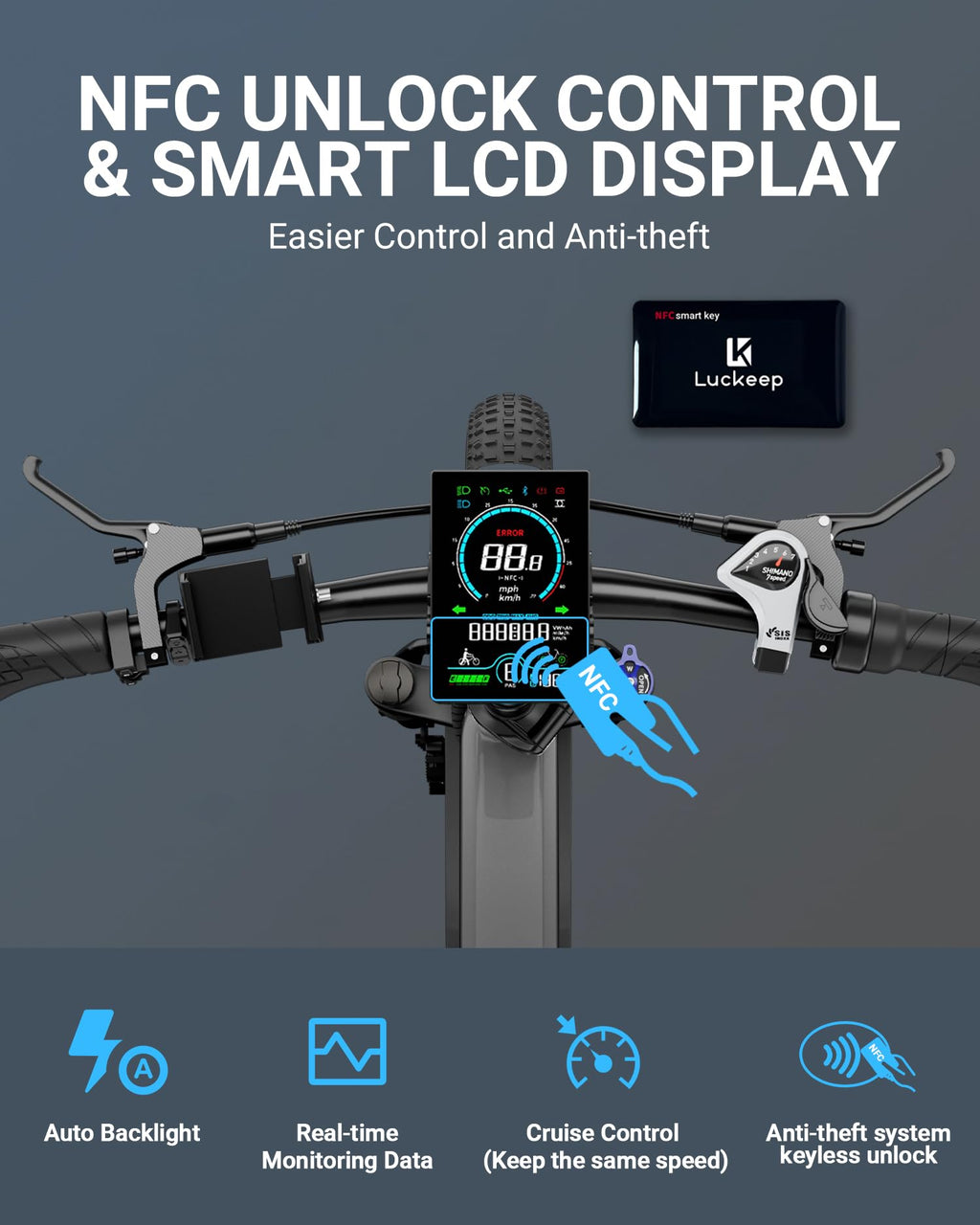 Folding Electric Bike for Adults 1500W Peak Motor, 28MPH 60 Miles,720WH Battery 20" x 4.0" Fat Tire Foldable Ebikes for Adults NFC/Anti-Theft/Hydraulic Brakes E-Bbike Commuter Men