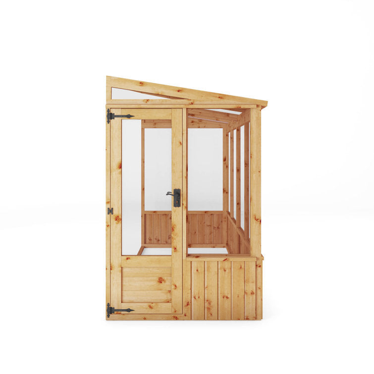 Mercia 8 x 4ft Premium Lean Too Greenhouse