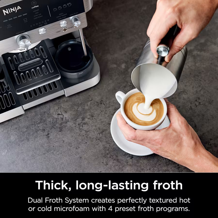 Ninja Luxe™ Café Premier 3 in 1 Espresso Drip Coffee & Cold Brew Maker