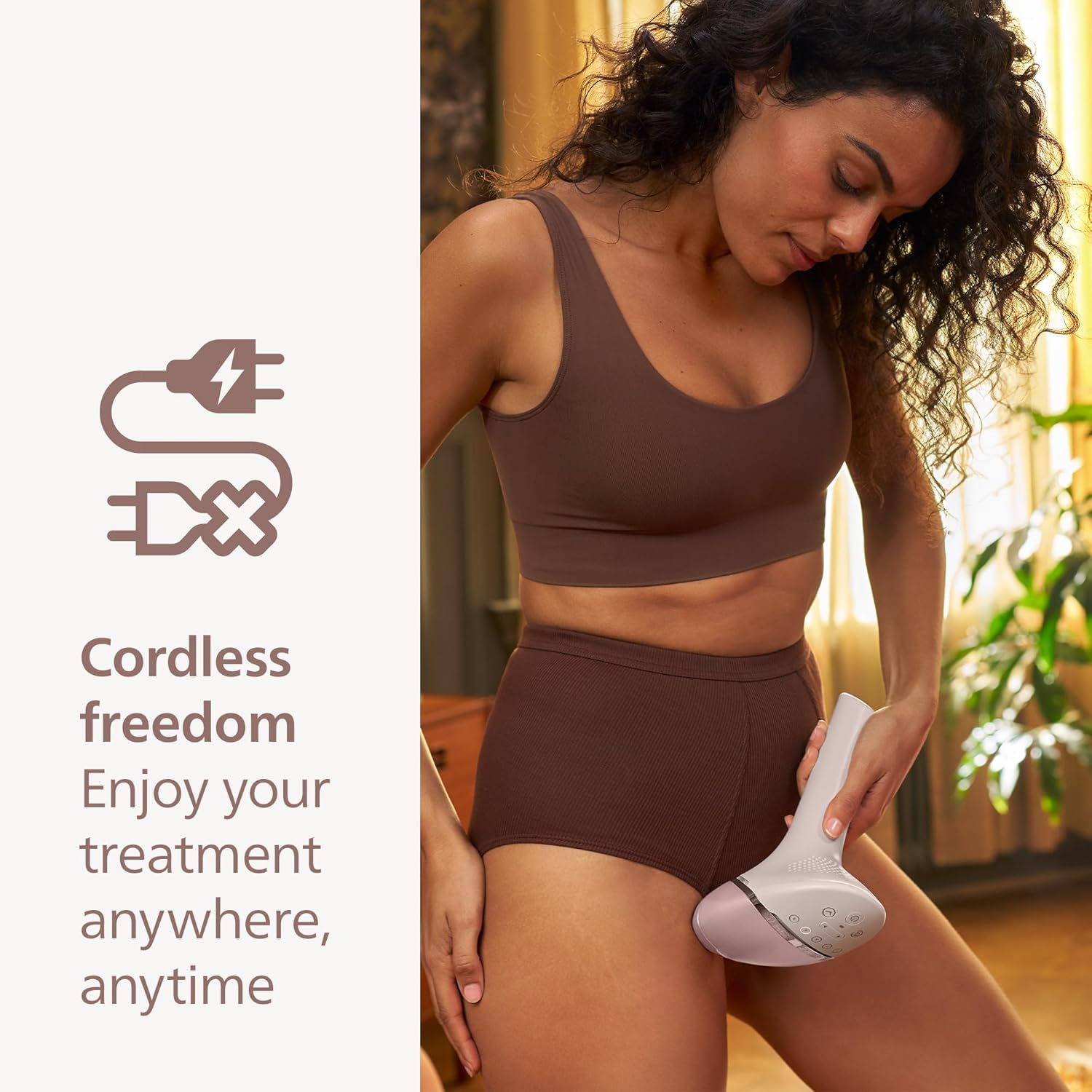 Philips Lumea 9000 IPL Hair Removal – At-Home Laser Alternative with SenseIQ, 4 Attachments for Body & Face, Cordless & Corded (BRI957/00)