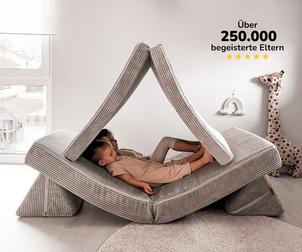 Das gemütliche und kreative Spielsofa für deine Kinder.