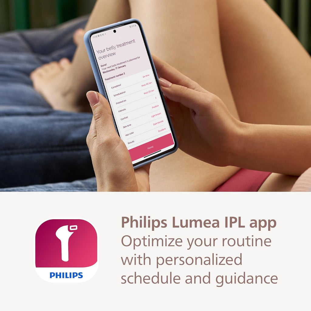 Philips Lumea 9000 IPL Hair Removal – At-Home Laser Alternative with SenseIQ, 4 Attachments for Body & Face, Cordless & Corded (BRI957/00)