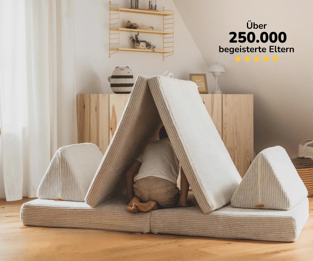 Das gemütliche und kreative Spielsofa für deine Kinder.