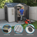 10 ft. x 8 ft. Resin Shed
