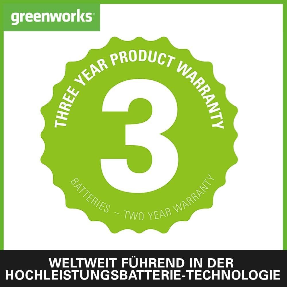 Greenworks 48 V (2 x 24 V) Battery Chainsaw with Brushless Motor GD24X2CS36K4X