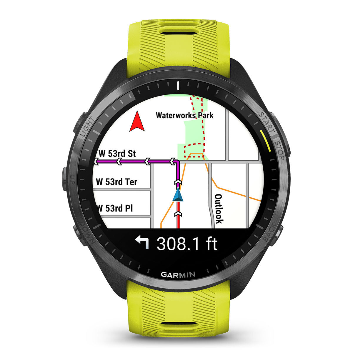 Garmin Forerunner® 965 Running Smartwatch, Colorful AMOLED Display, Training Metrics and Recovery Insights, Black and Powder Gray, 010-02809-00
