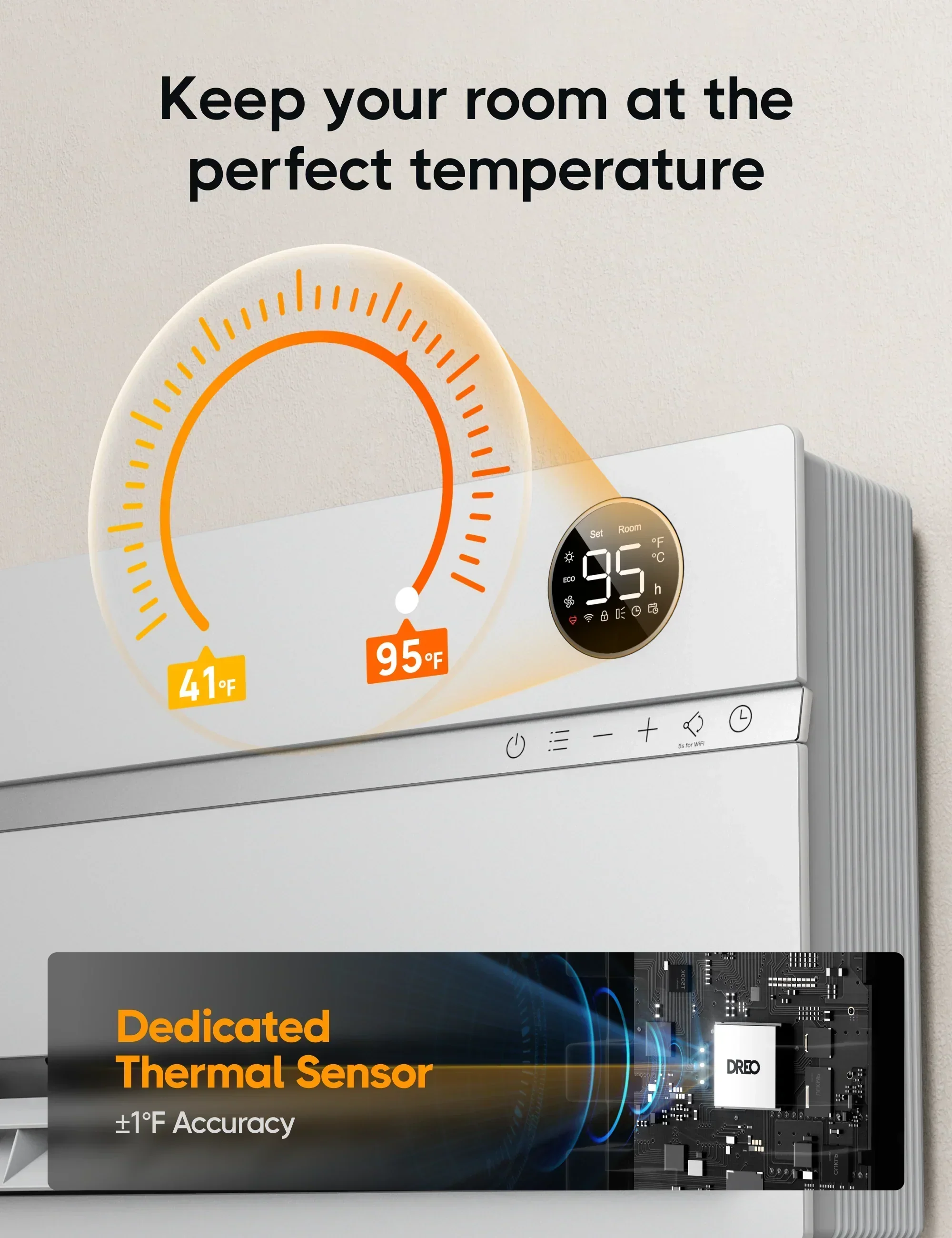 Smart Wall-Mounted Heater 719S