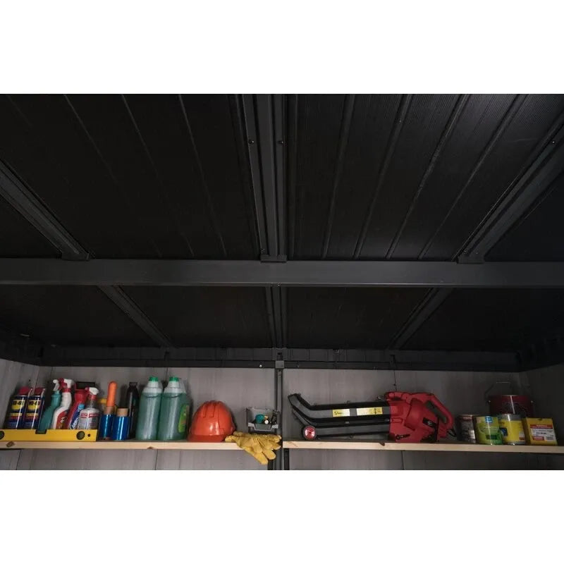 Artisan 9' wide x 7.5' deep plastic storage shed