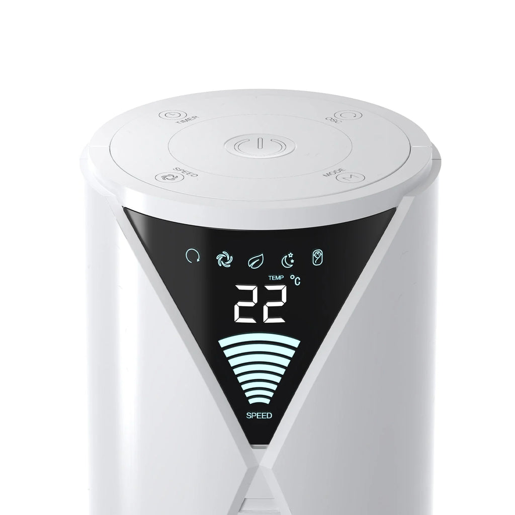 46" Oscillating Tower Fan White