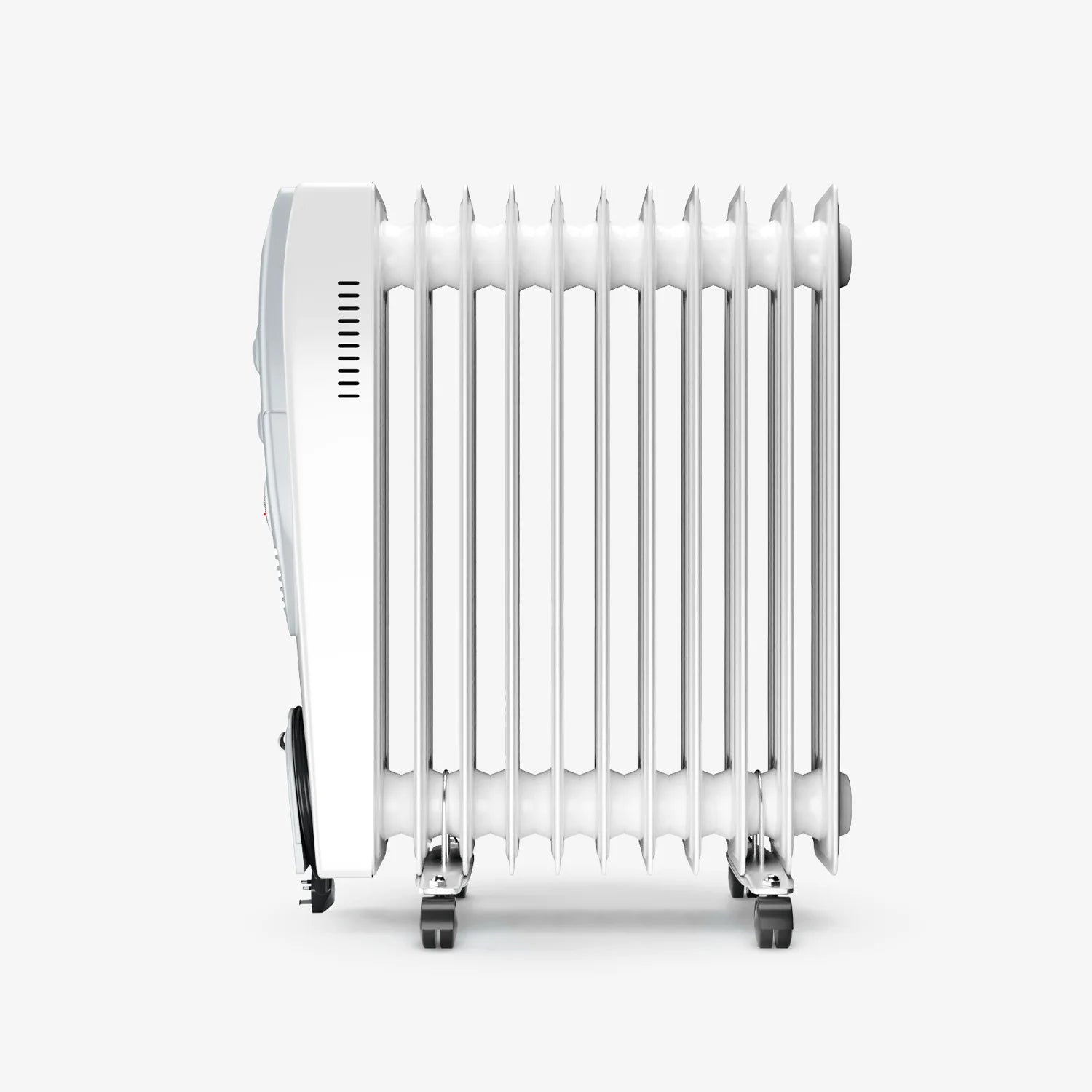 2500W Oil Filled Radiator Heater with 11 Fins - White