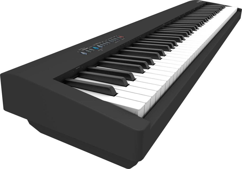 Roland FP-10 Digital Piano - Black Bundle with KSC-FP10 Stand, Bench, Sustain Pedal, Instructional Book, Online Lessons, Instructional DVD, and Austin Bazaar Polishing Cloth