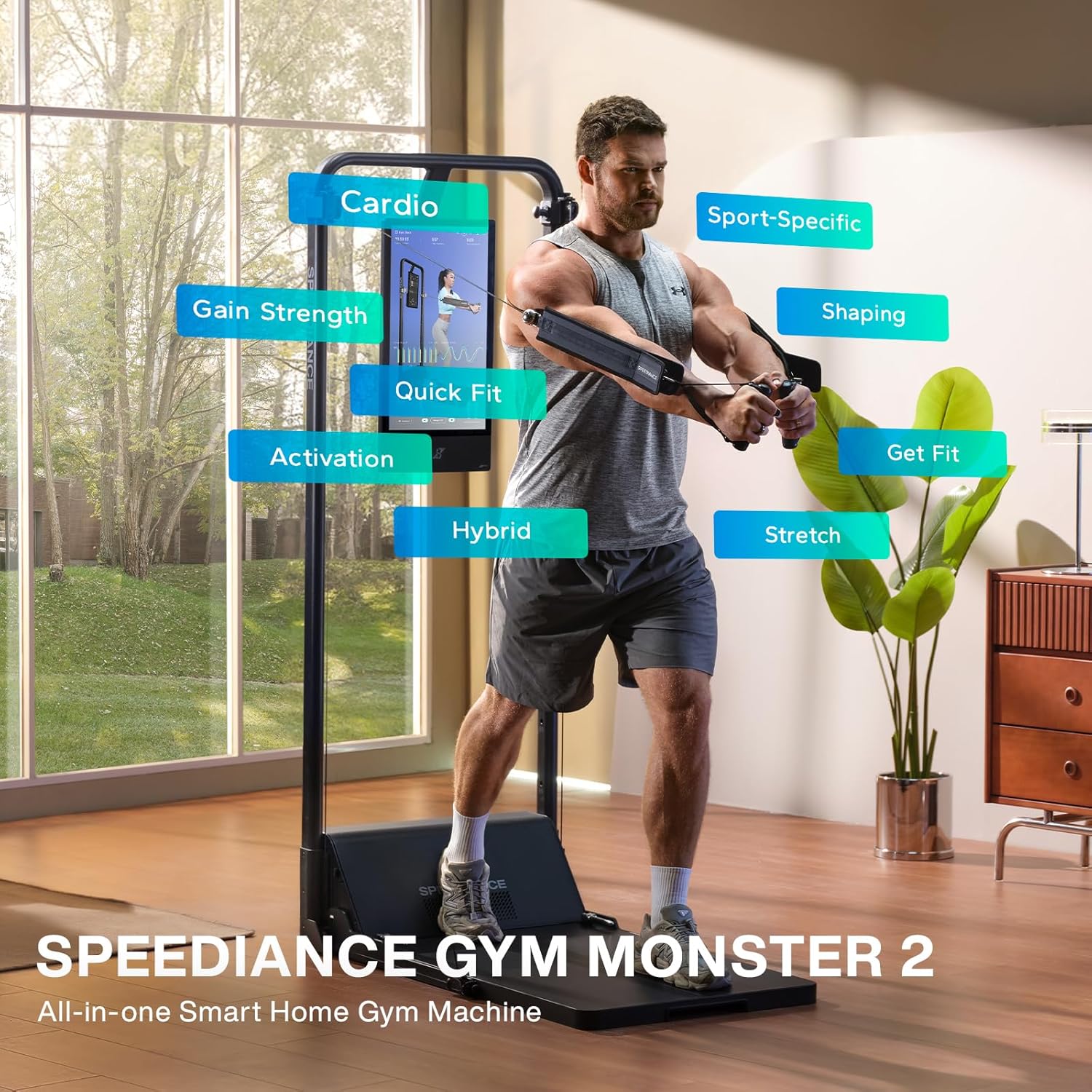 Speediance Gym Monster 2 AI Smart Home Gym | All-in-One Full Body Trainer | Flagship Edition