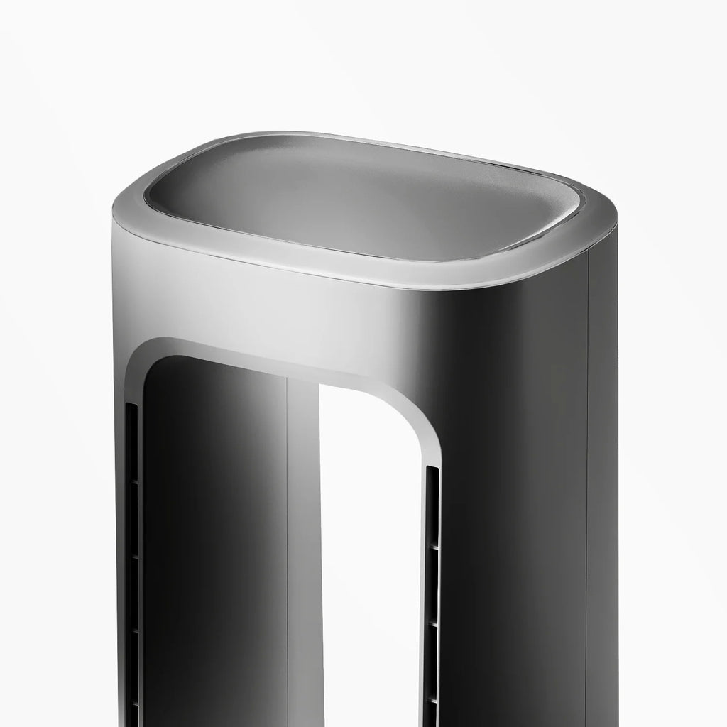OmniAir 41" Premium Bladeless Tower Fan and Air Purifier - Silver