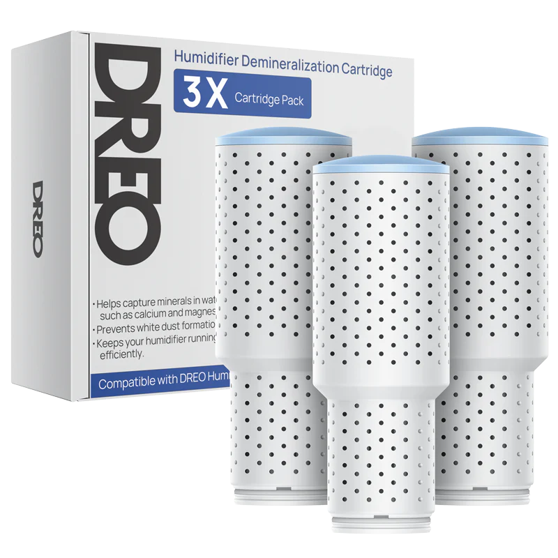 Clean Mist Cartridge - 3-Pack, Compatible with Dreo Humidifiers 311/311S/524/524S/306/306S/409S/420S/321/312