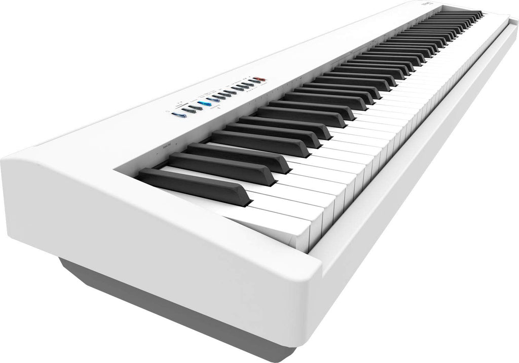 Roland FP-10 Digital Piano - Black Bundle with KSC-FP10 Stand, Bench, Sustain Pedal, Instructional Book, Online Lessons, Instructional DVD, and Austin Bazaar Polishing Cloth