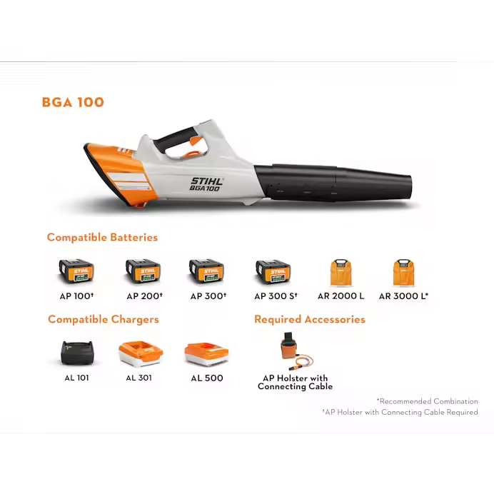 STIHL BGA 100 Battery Blowers