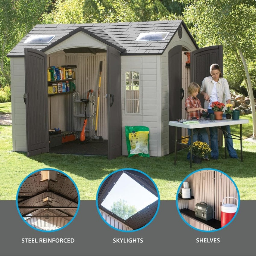 10 ft. x 8 ft. Resin Shed