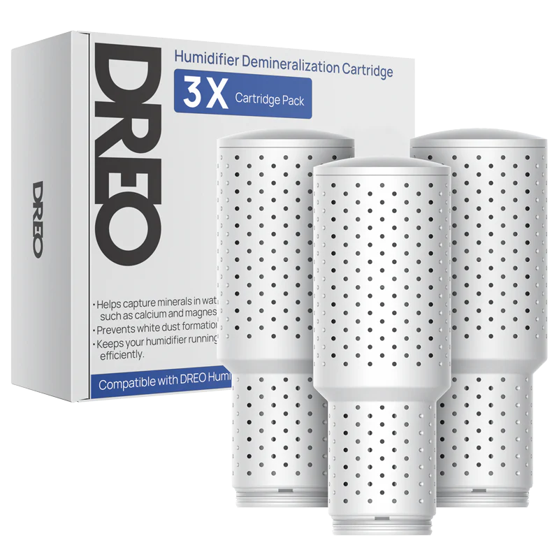 Demineralization Cartridge for Humidifiers - 3 - Pack, Compatible with Dreo Humidifiers 311/311S/524/524S/306/306S/409S/420S/321/312