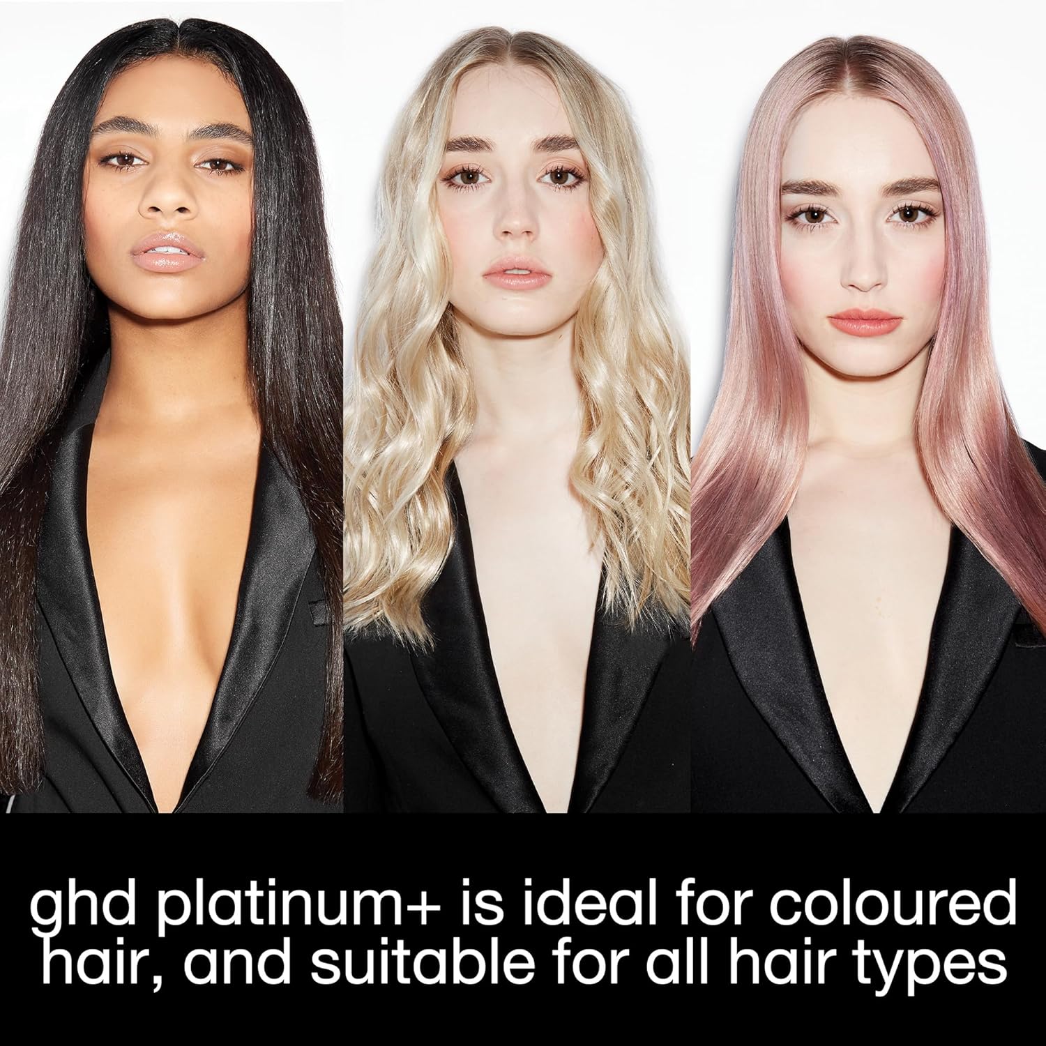 ghd Platinum+ Smart Hair Straightener – Pro Styler for Sleek, Shiny, Color-Protected Hair
