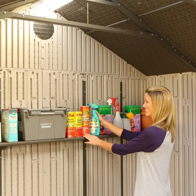 20 ft. x 8 ft. Garden Building Plastic Shed