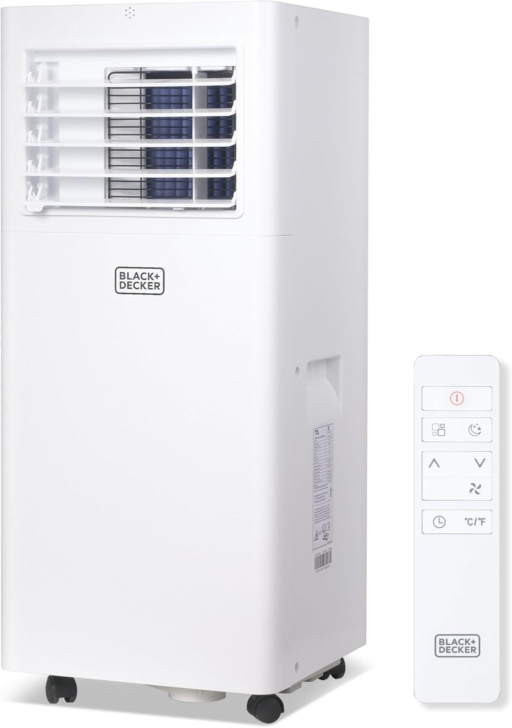 BLACK+DECKER Portable Air Conditioner. 8.500 BTU (5.100 BTU SACC) for Rooms Up To 350 Sq. Ft.. Portable AC with Full Function Remote Control & Window Kit.