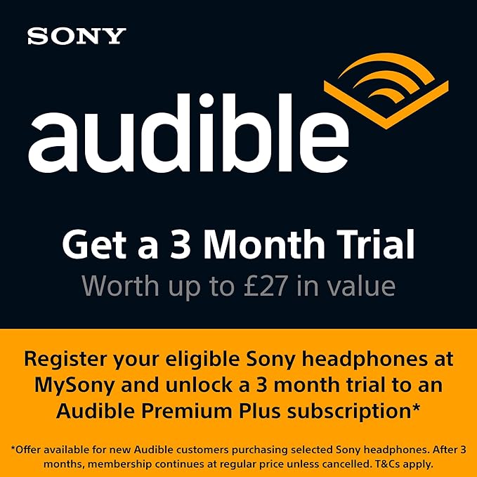 Sony WH-1000XM4 Premium Wireless Noise Cancelling Headphones – 30H Battery, Over-Ear Comfort, Built-in Mic, Alexa & Google Assistant