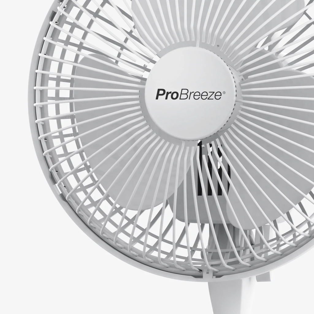 6" Mini Clip Fan - Ultra Quiet & High Power - White