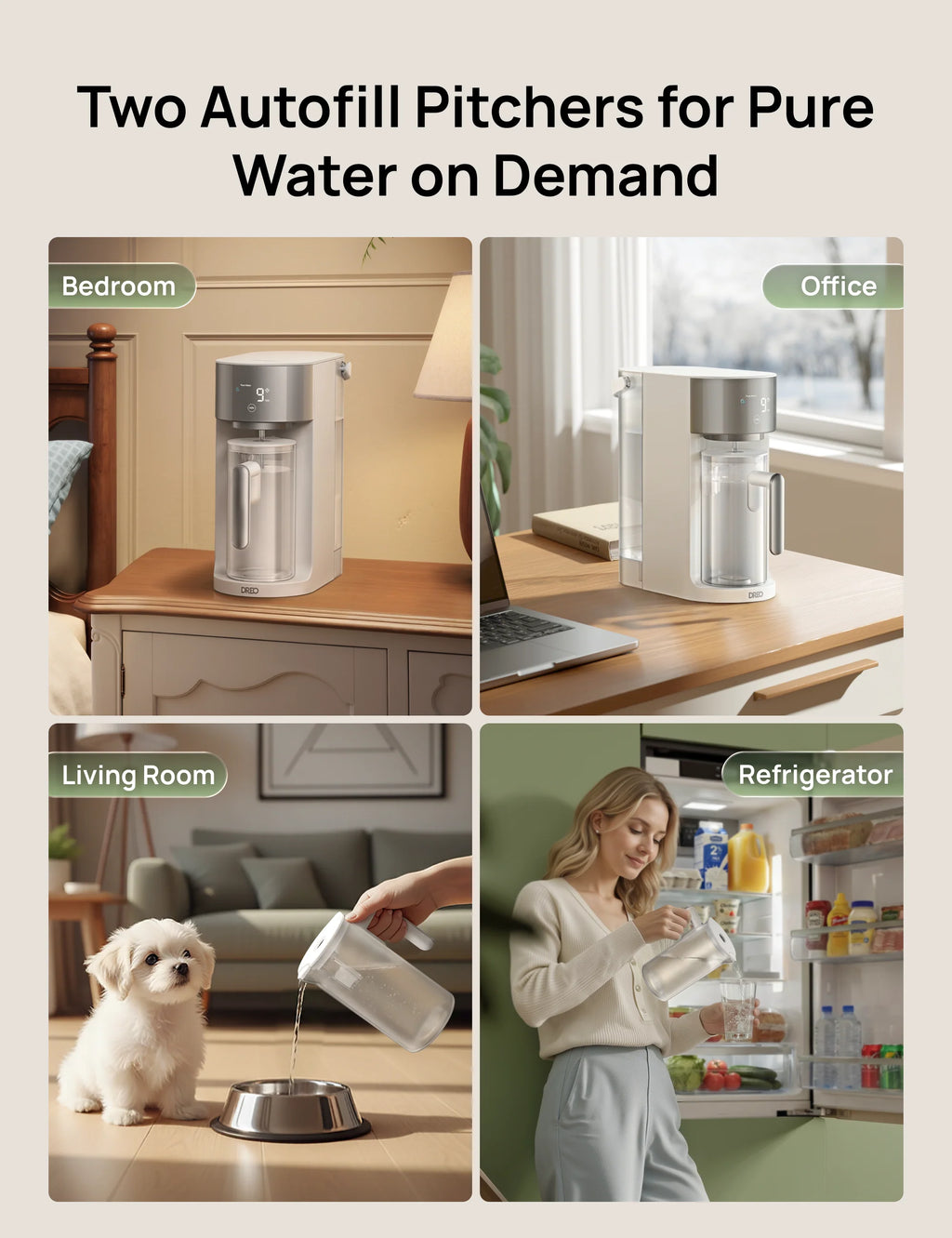 RO Water Filter 112 & 113 & 114 & 115 Autofill Water Pitcher Replacement