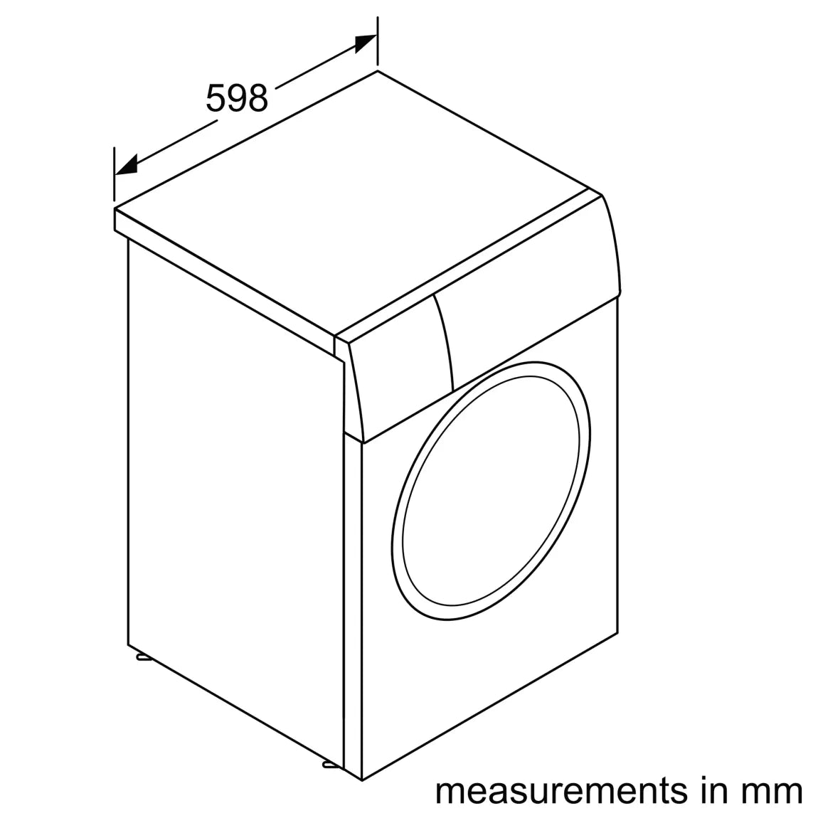 SIEMENS WG56B2A1GB IQ700 Washing machine, front loader 10 kg 1600 rpm